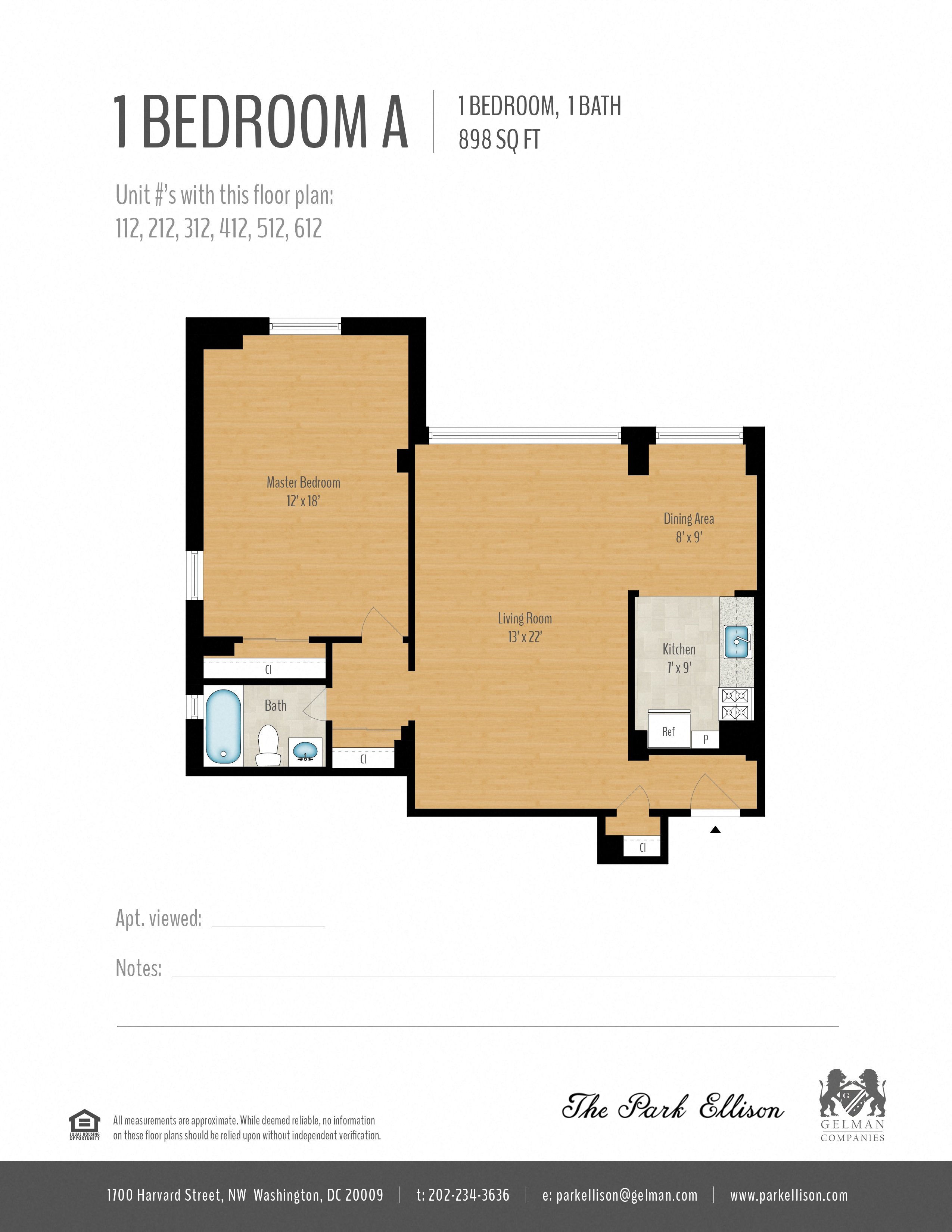 1 Bedroom Image